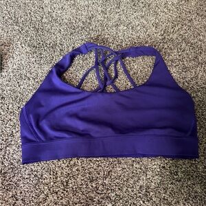 Victoria's Secret Purple Strappy Sports Bra
